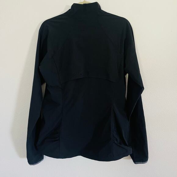 EUC‎ Mountain Hardwear Chocklite Jacket Black Hiking Vented Pockets Wmns Large - Picture 8 of 12